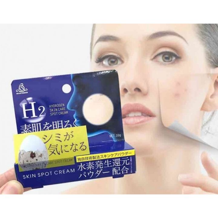Kem làm mờ nám, tàn nhang H2 Hydrogen Skin Care Spot Cream Nhật Bản 10g