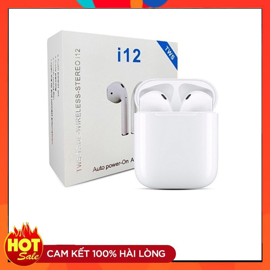 Tai Nghe Bluetooth ⚡️𝐅𝐑𝐄𝐄 𝐒𝐇𝐈𝐏⚡️ Tai nghe  I12 TWS 5.0-Kết Nối Không Dây-Giá rẻ nhất-Uy Tín nhất-Chất lượng nhất