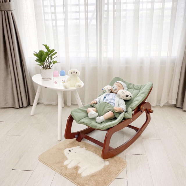 GHẾ GỖ BẬP BÊNH ROCKING BABY CHAIR