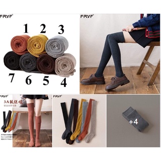 Tất Vớ len cao cổ qua gối len dày dặn SC80