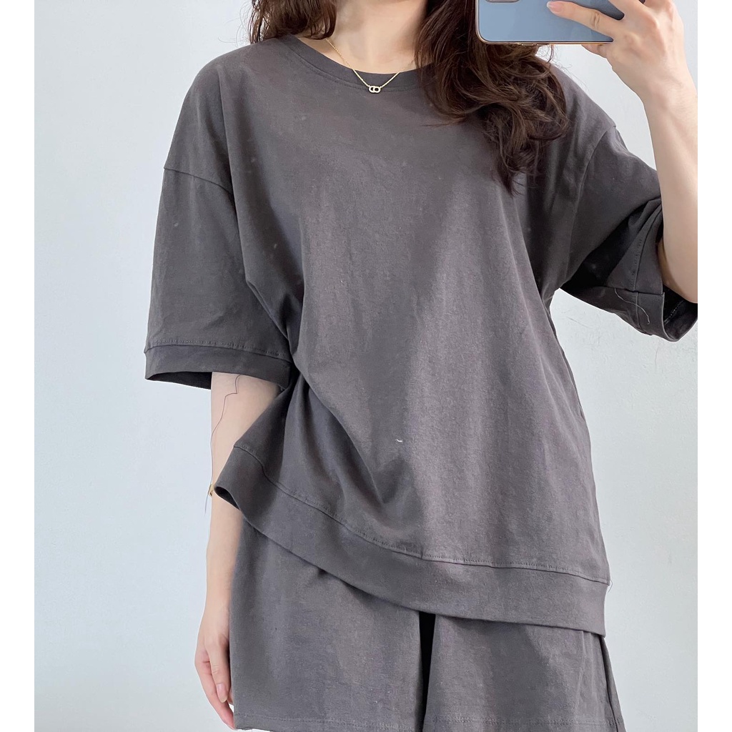 Sét quần áo thun trơn  thời trang nữ Miho house