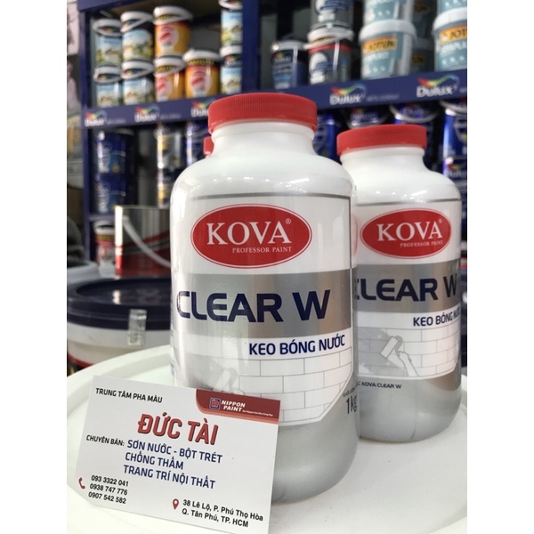 keo bóng  nước kova 1lit