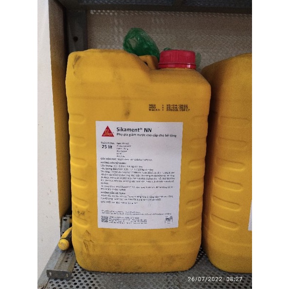 Phụ gia bê tông Sikament NN  Phụ gia giảm nước cao cấp và đạt cường độ sớm cho bê tông