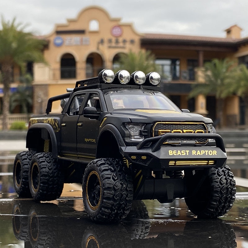 Xe mô hình Ford F150 Raptor 6×6 1:28 CZ