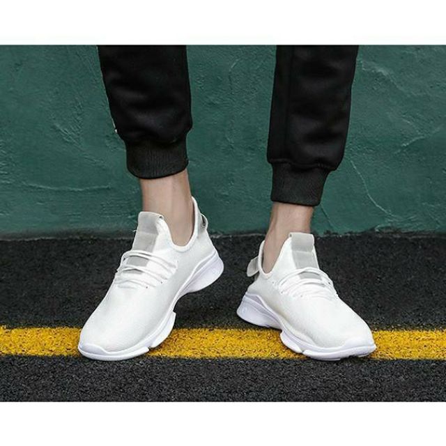 𝔹𝕆𝕊𝕊 𝕊ℍ𝕆𝔼𝕊 ⚜️ Giày Thể Thao SNEAKER NAM Vải ⚜️15 ( TRẮng ) Hot FASHION FULL BOX