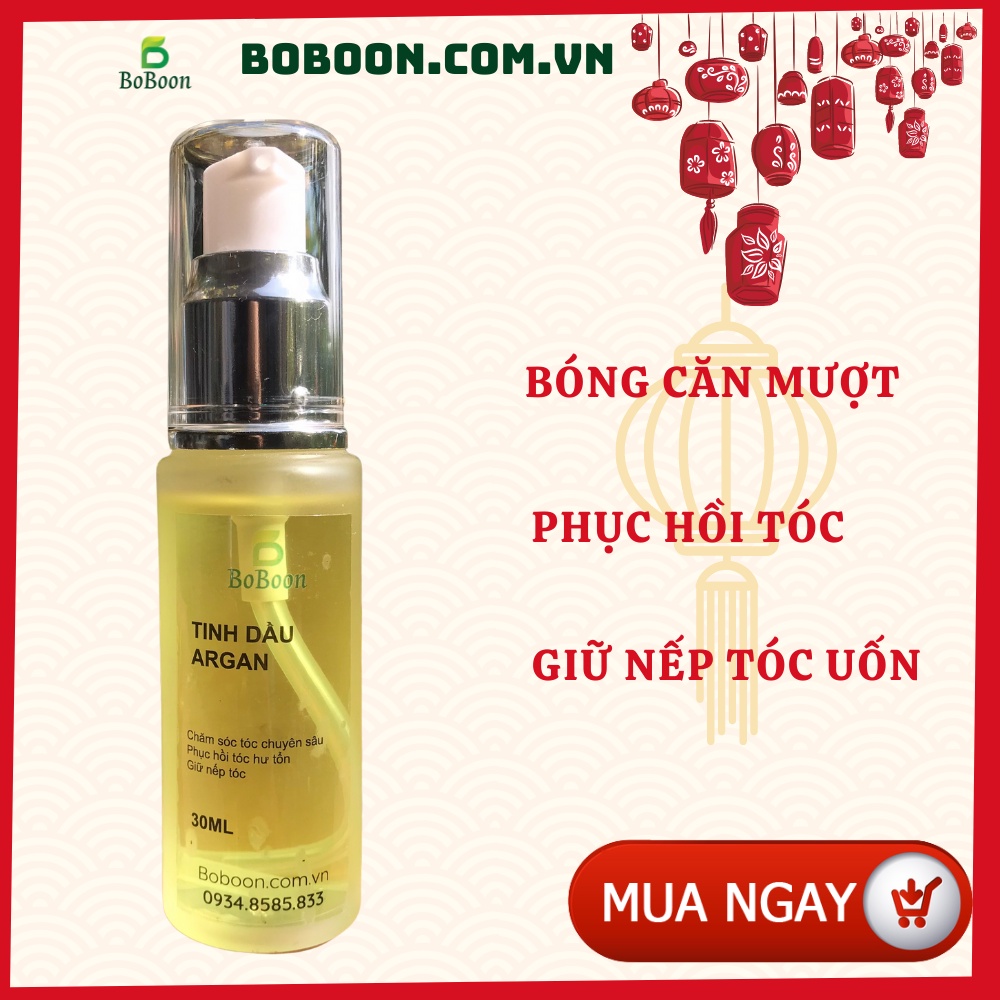 Serum dưỡng tóc argan 🫒 dầu dưỡng tóc phục hồi tóc uốn Boboon