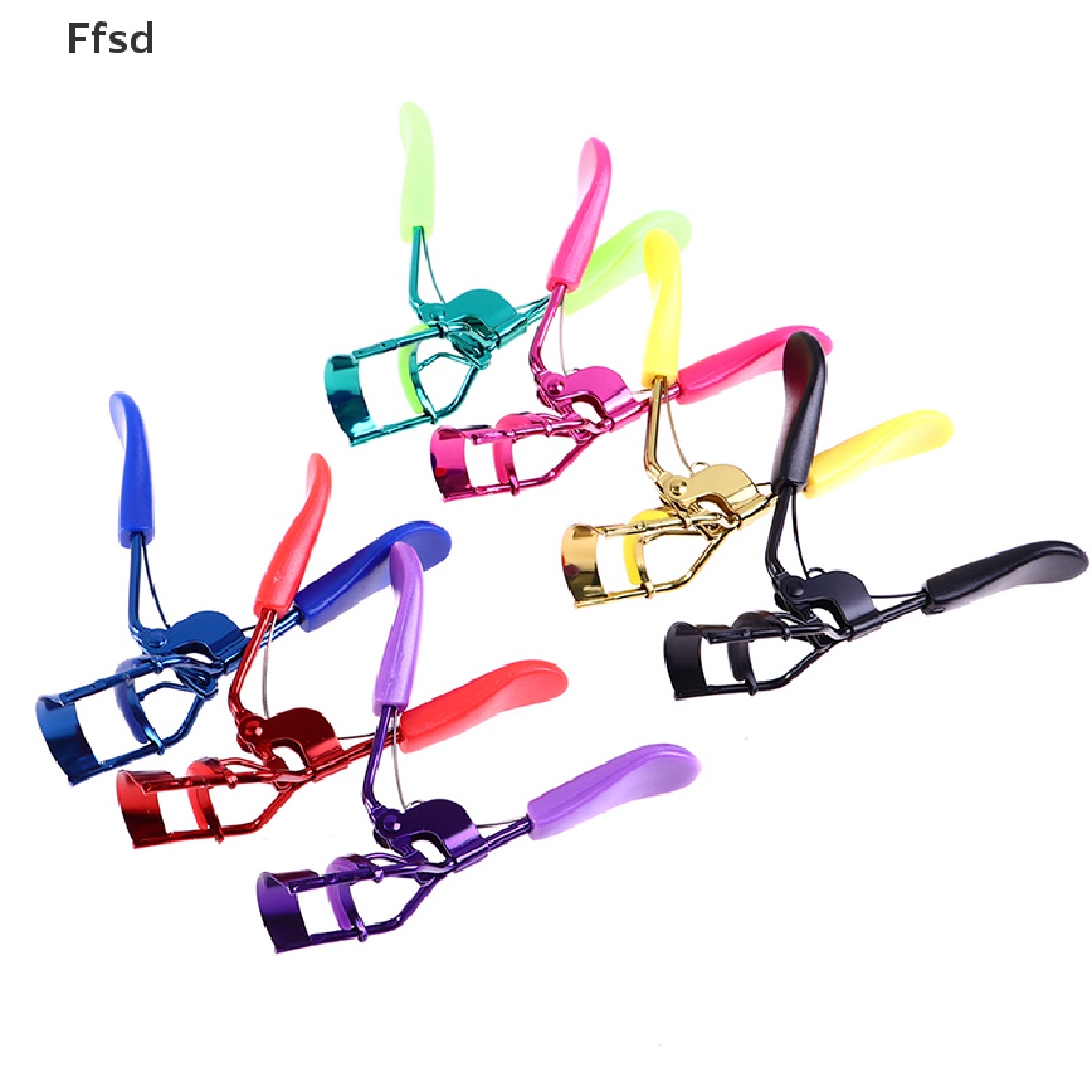 {Ffsd} Dụng Cụ Bấm Cong Mi Tự Nhiên Bằng Thép Không Gỉ Với Tay Cầm Cao Su