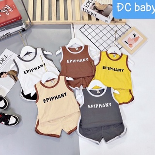 Bộ ba lỗ cotton cho bé