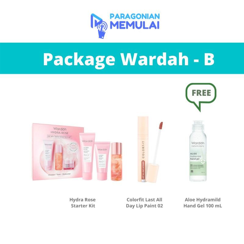 (Hàng Mới Về) Bộ Sản Phẩm Lô Hội Wardah Pack B - Free 100ml