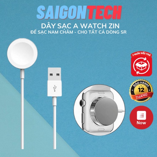 Dây Cáp Sạc Từ Tính Cho Đồng Hồ Táo Từ Thế Hệ 2 3 4 5 6 Zin Máy, Không Nóng Máy, Sạc nhanh