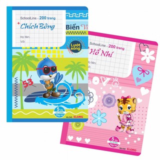 Vở 5 ô ly (2x2 mm) Chích bông - 200 trang; MS 045 - sỉ ib
