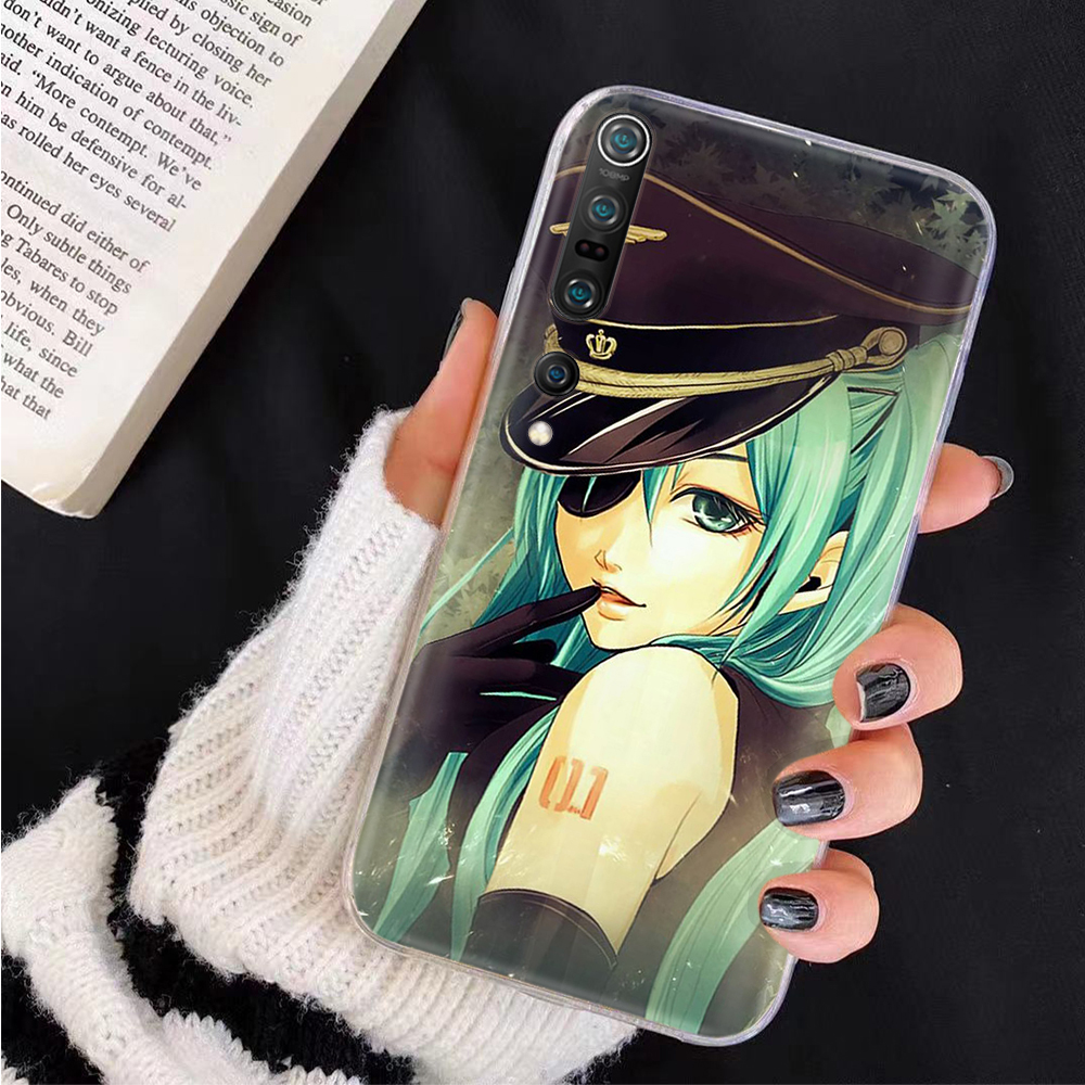 Ốp điện thoại trong suốt hình Hatsune Miku cho LG G6 G7 G8 THINQ V20 V30 V30S V35 V40 V50 V50S V60