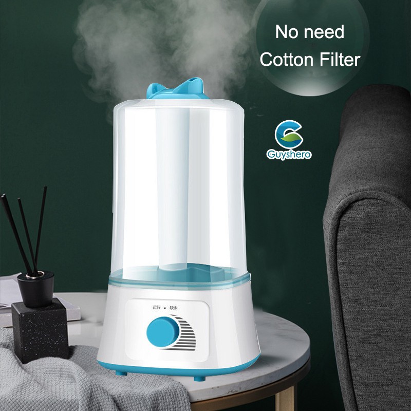 2500ml humidifier máy phun sương, phun sương tạo ẩm, cầu vồng ánh sáng ban đêm