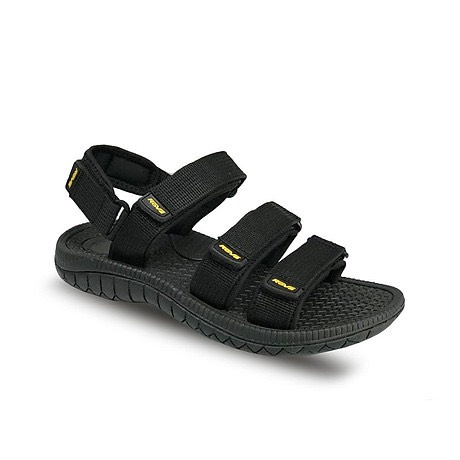 Giày Sandal Nam ROVA 3 quai ngang đế cao 3cm 3 quai ngang có thể tháo quai sau làm dép