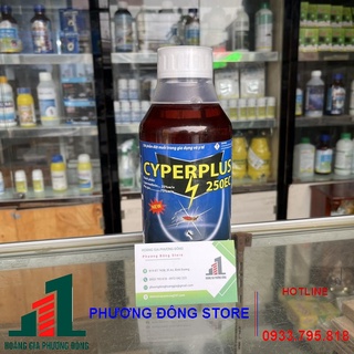 Thuốc diệt muỗi Cyper Plus 250EC chai 1 lít
