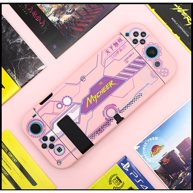 Vỏ Bảo Vệ Màu Hồng Cho Máy Chơi Game Nintendo Switch