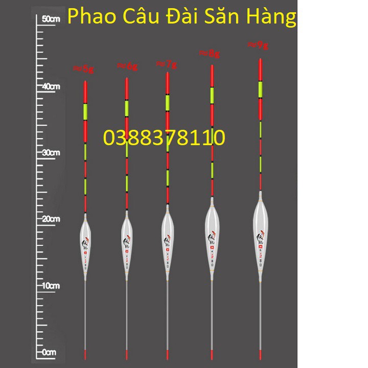 Phao Câu Đài Săn Hàng HK Tải Chì Từ 5gam - 10gam