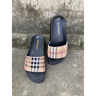 Dép kẻ sọc logo cưỡi ngựa bbr ( kèm video thật )