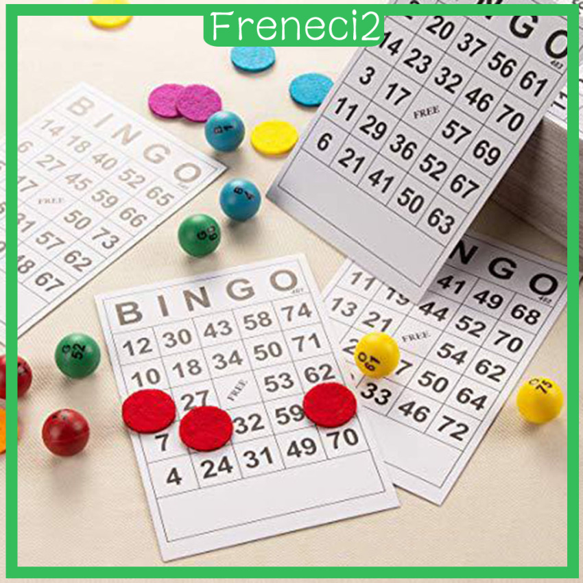 Bộ 60 Thẻ Trò Chơi Bingo 1 / 60 Tấm