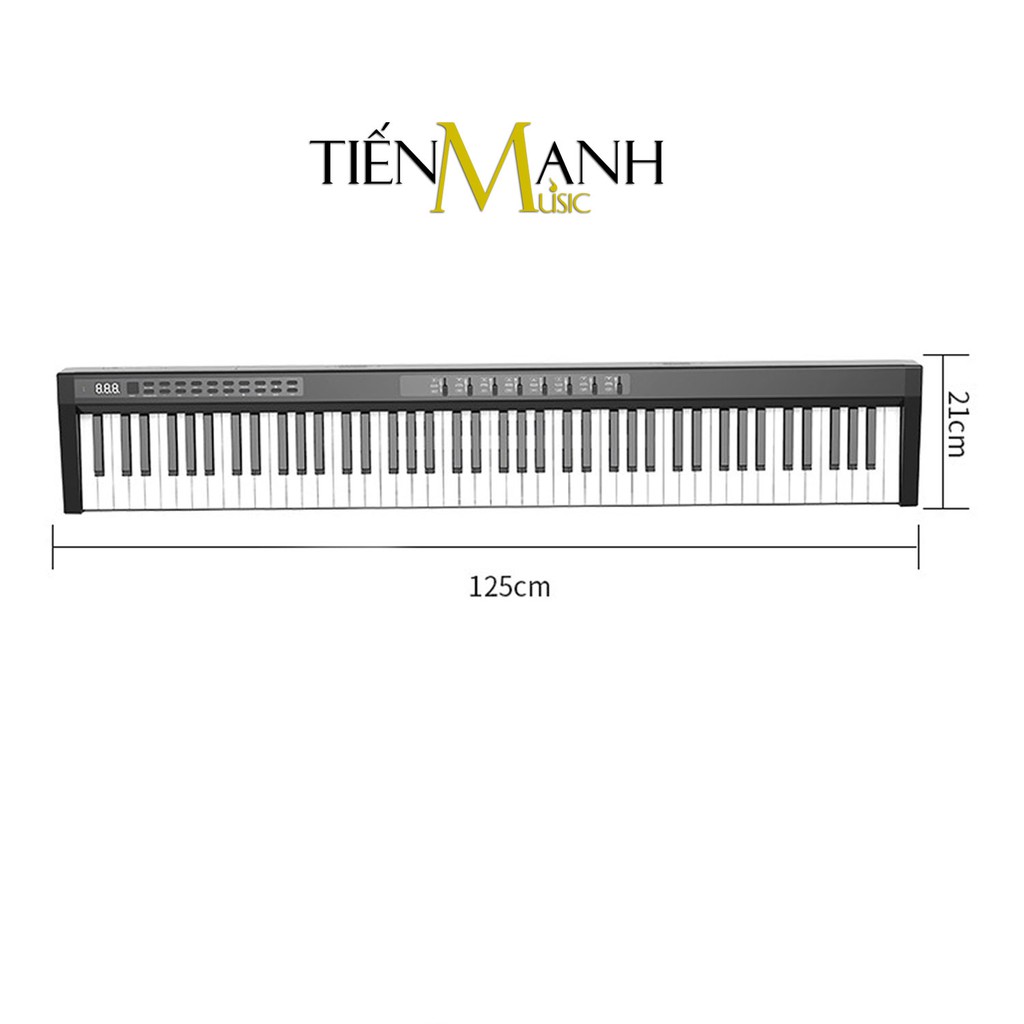 Đàn Piano Điện Konix PH88Y 88 Phím nặng Cảm ứng lực Có Loa PH88 - Chính Hãng