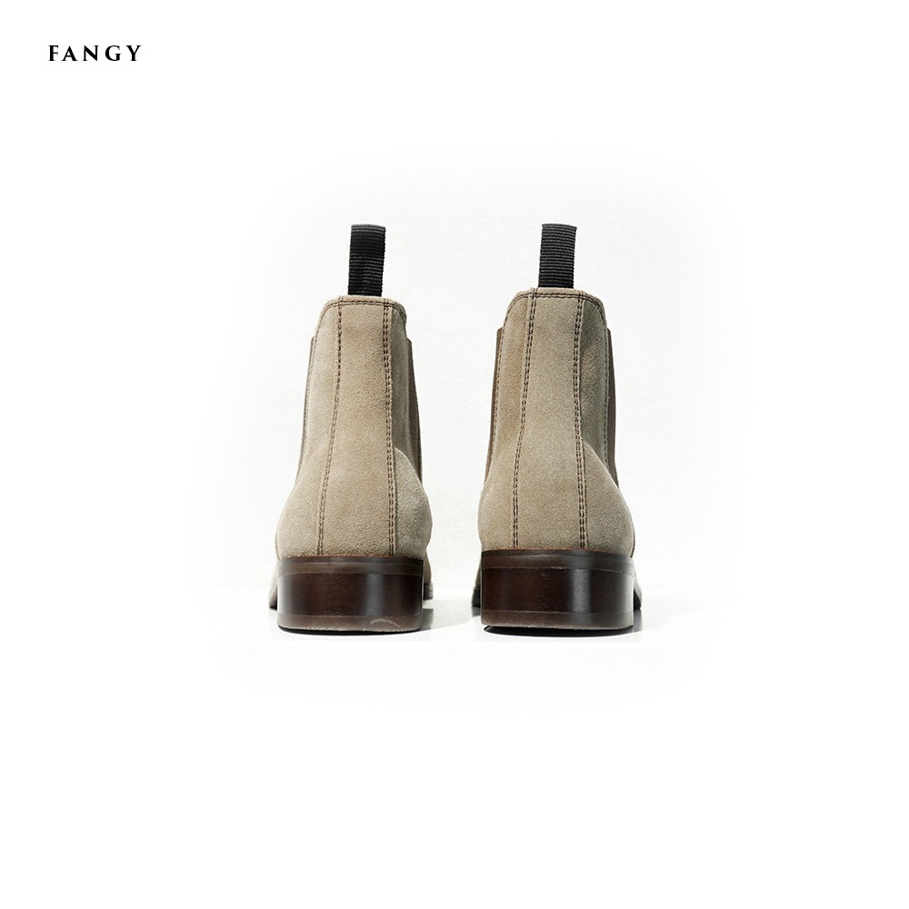 Giày boot FANGY Chelsea Boots SS2 Suede - Dark Tan