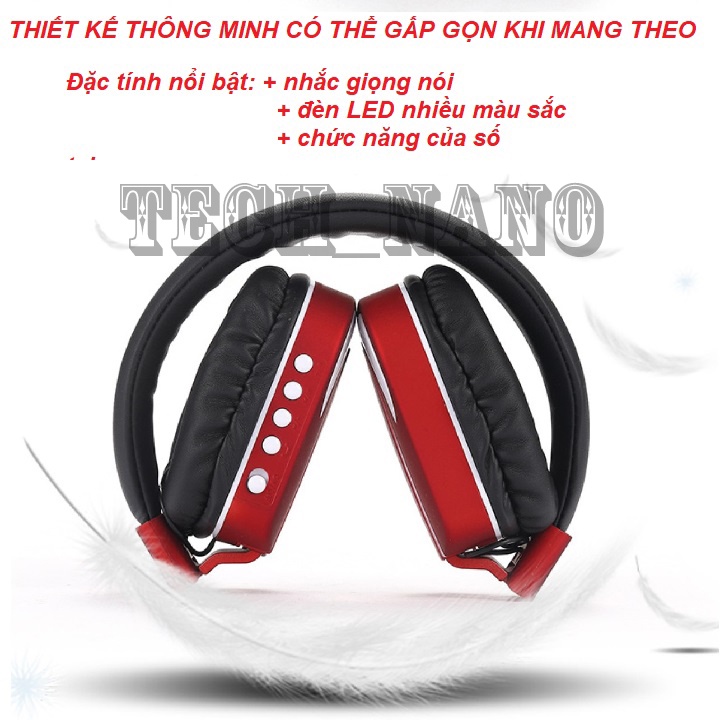 Nghe Rõ Từng Bước ChânTai nghe gaming bluetooth không dây chụp tai BS770 có mic, chơi game, nghe nhạc liên tục 6H