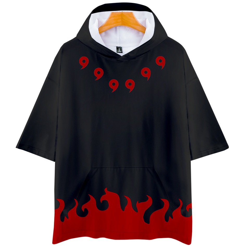 Anime Áo Hoodie Ngắn Tay In Hình Nhân Vật Trong Naruto Birthday Gift