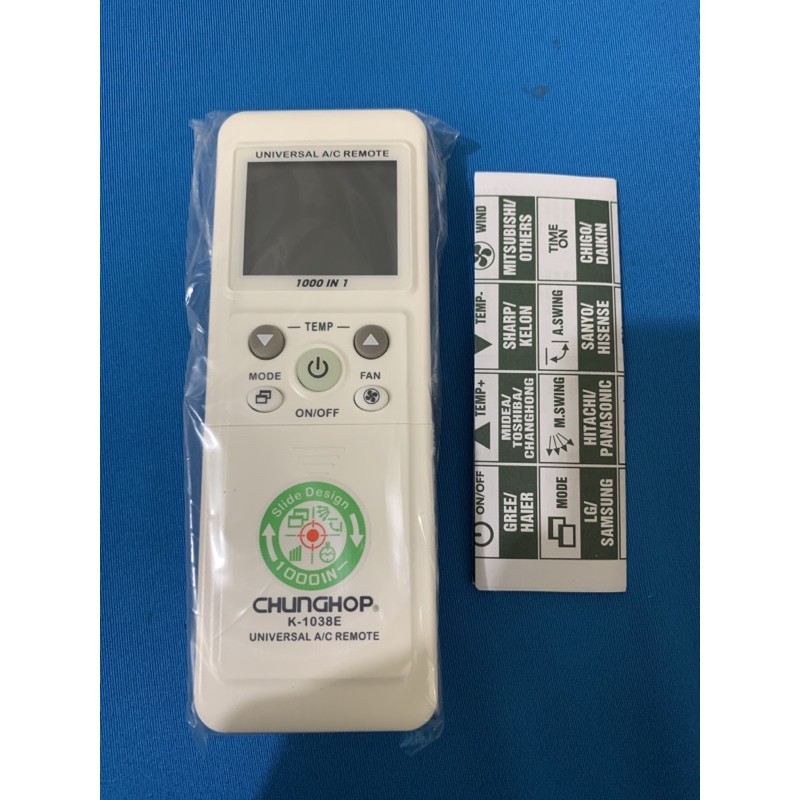 REMOTE ĐIỀU KHIỂN MÁY LẠNH ĐA NĂNG CHUNGHOP K-1038E