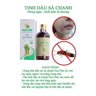 Tinh dầu sả chanh - Hoa Nén