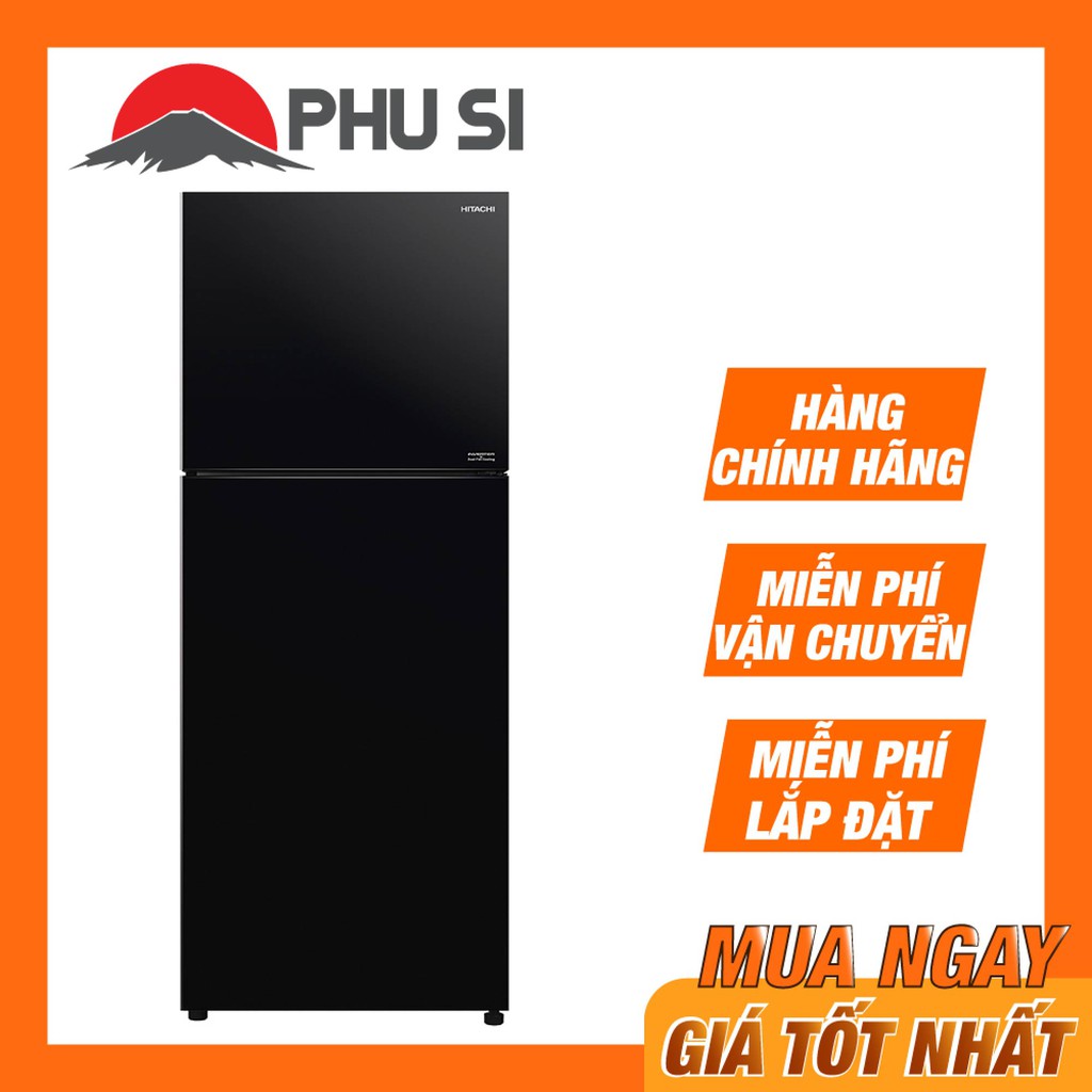 [MIỄN PHÍ LẮP ĐẶT - VẬN CHUYỂN] Tủ lạnh Hitachi Inverter 349 lít R-FVY480PGV0 (GBK)