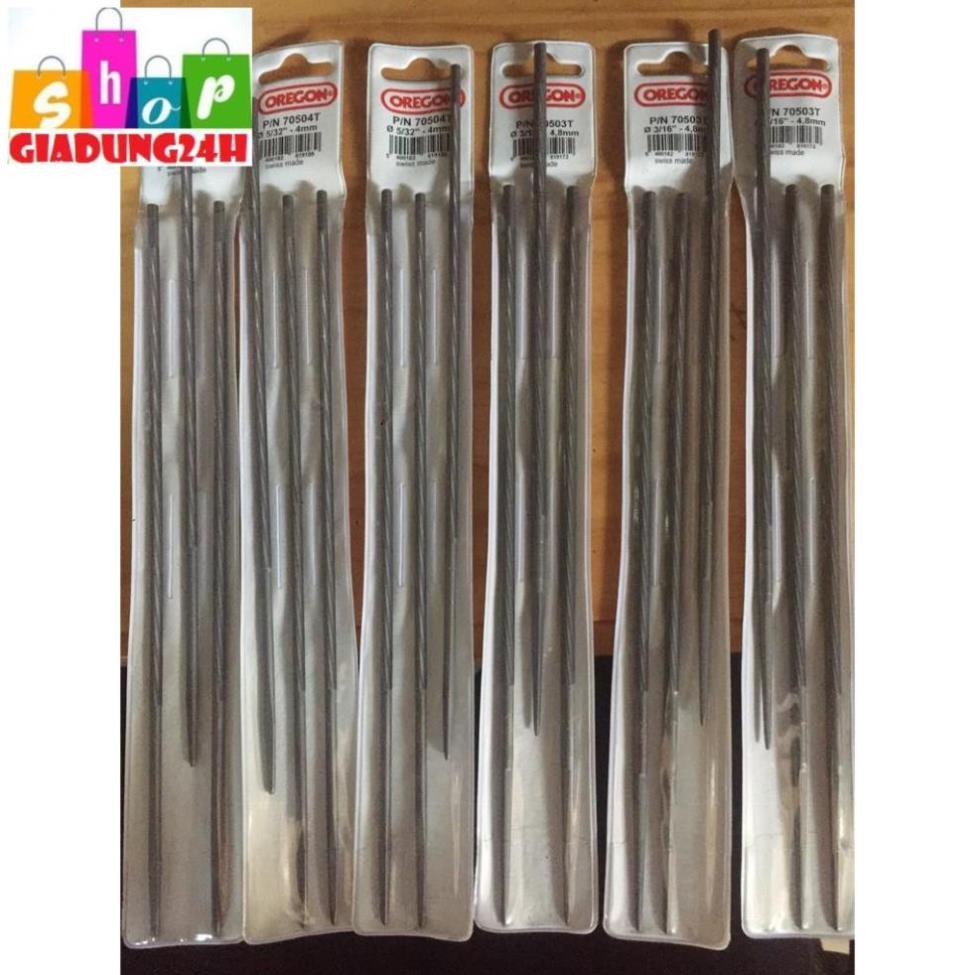 Dũa cưa xích chạy xăng Dùng cho các loại máy cưa xích 4.8mm và 4mm - thắng máy cưa xích