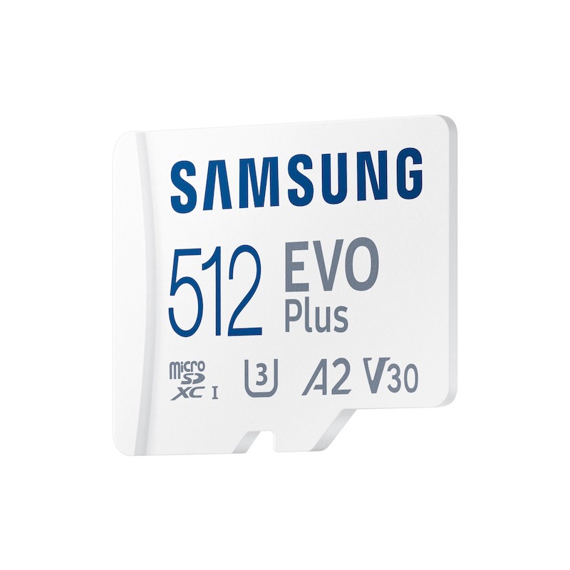 Thẻ nhớ microSDXC Samsung Evo Plus MB-MC512KA 512GB upto 130MB/s C10 U3 kèm Adapter (Bảo hành 10 năm)