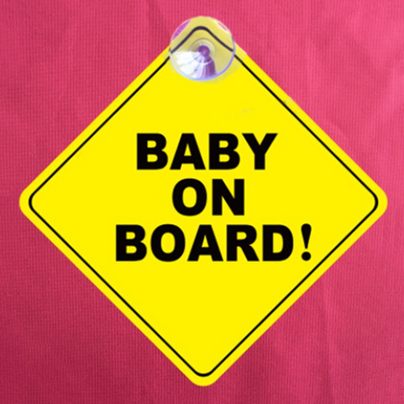 Miếng Dán Decal &quot;baby On Board&quot; Cho Xe Hơi