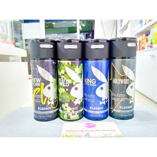 Xịt Khử Mùi Nam Playboy Deodorant Body Spray 24h