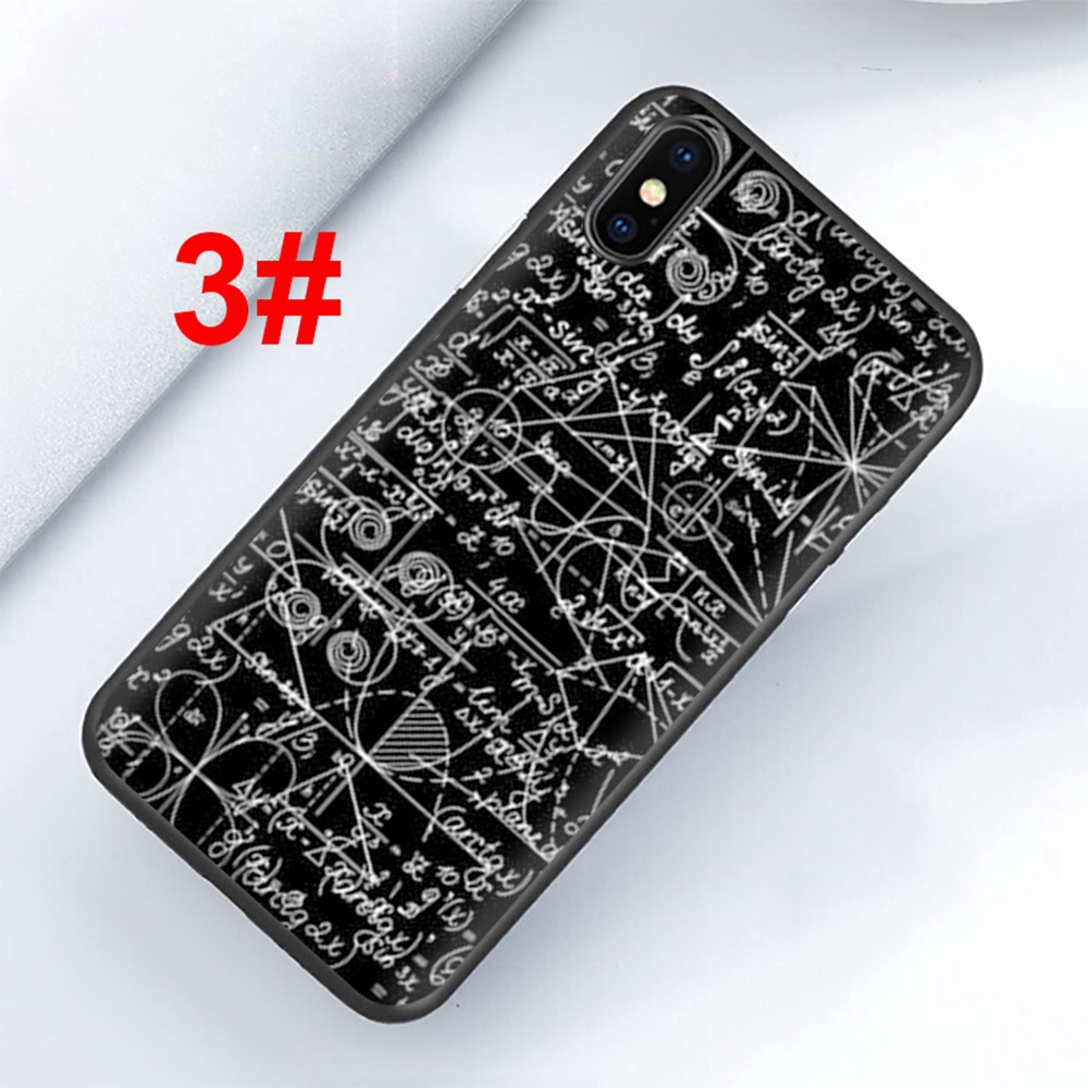 Ốp điện thoại TPU dẻo in họa tiết công thức toán học cho IPHONE XR 11 PRO XS MAX X 6 6S 7 8 PLUS 91S