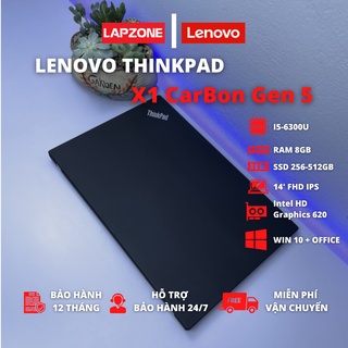 Laptop lenovo x1 cabon gen 5 i5-6200u, 8gb/16gb,ssd 256gb / ssd 512gb,14.1 inch fhd giá hợp lý, uy tín hàng chất lượng