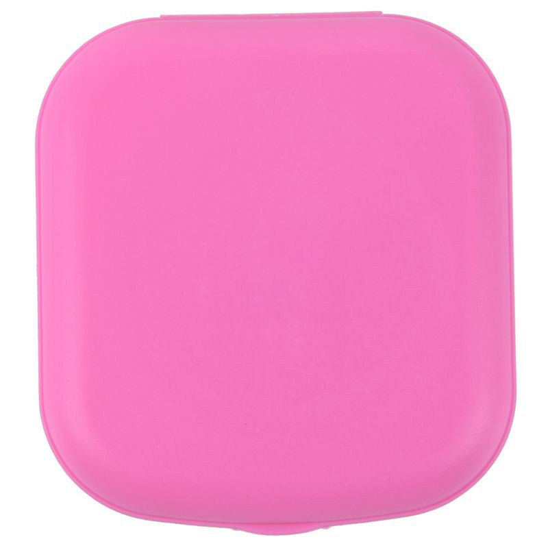 Pink Mini Contact Lens Travel Kit Case - Pocket Size