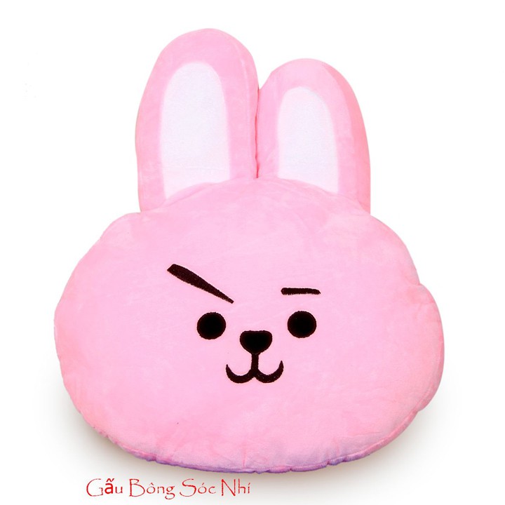 ⚡[RẺ VÔ ĐỊCH]⚡ Gấu bông BTS BT21 cooky hồng - Tặng móc khóa quả bông xinh xắn