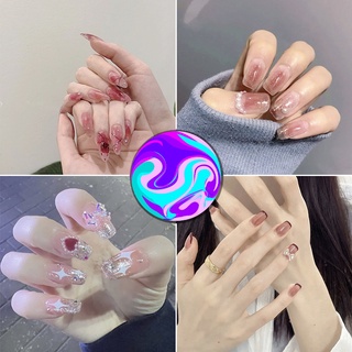 Móng giả Set 24 móng tay kèm chai keo dán
