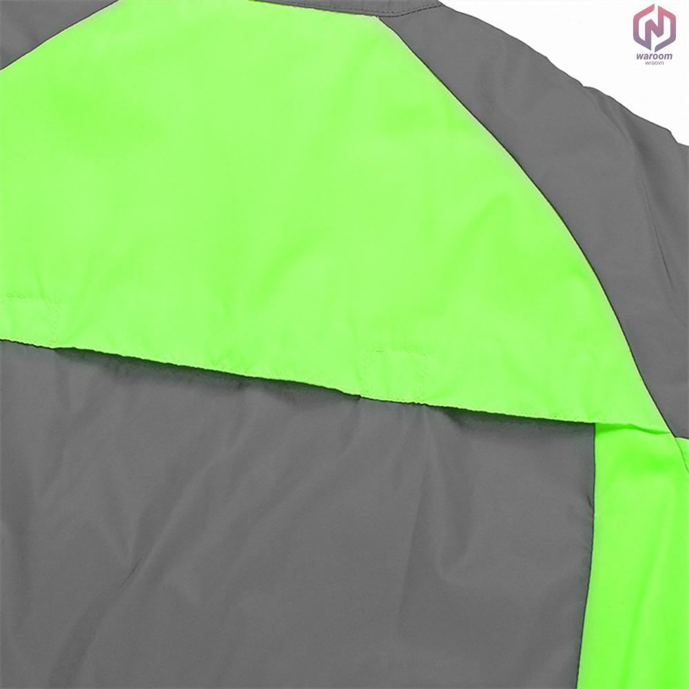 Áo Khoác Phản Quang Chống Gió Chống Nước Mau Khô Co Giãn Thoáng Khí Cho Nam Chạy Bộ Xe Đạp