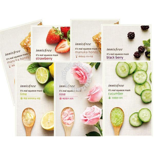 Mặt nạ innisfree it's real squeeze mask