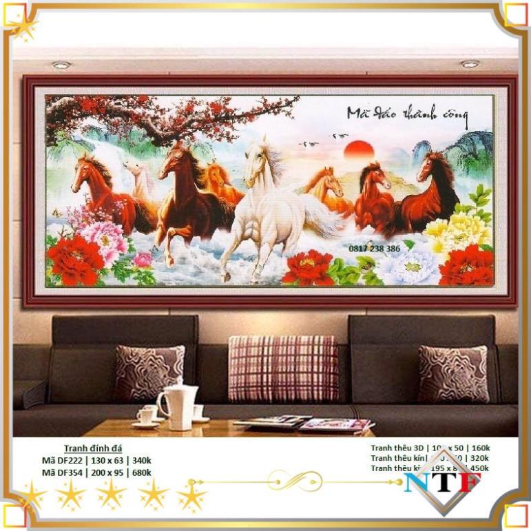 (TH) Tranh thêu chữ thập mã đáo thành công 3D