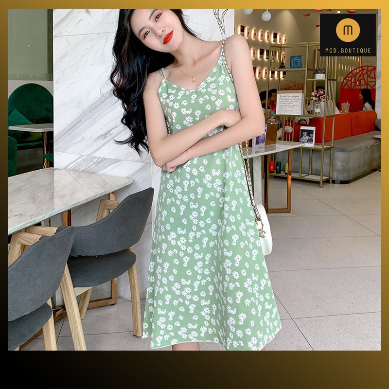 Váy 2 Dây Hoa Nhí Chất Mịn Mát Dáng Suông Có Đủ Size V4 | BigBuy360 - bigbuy360.vn