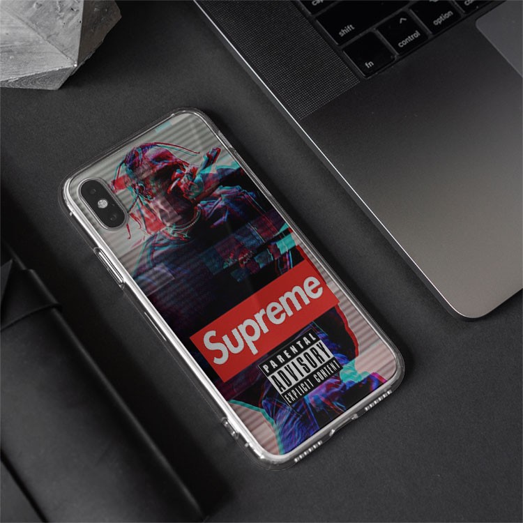 Ốp lưng SUPREME Parental Advisory Cyberpunk thời thượng cho Iphone 5 6 7 8 Plus 11 12 Pro Max X Xr SUPPOD00118