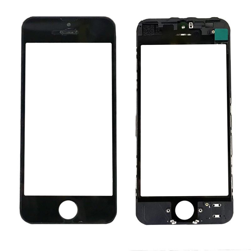 Kính liền ron iPhone 5G màu đen kính ép kính giá sỉ