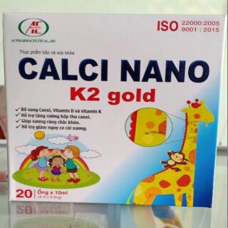 Calci nano bổ sung canxi