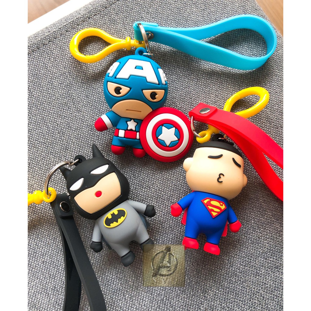 Móc khoá Marvel-DC chibi cực cute nhựa cao cấp