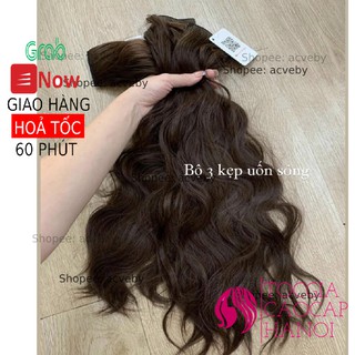 Combo 3 dải kẹp xù sóng nước dày dặn