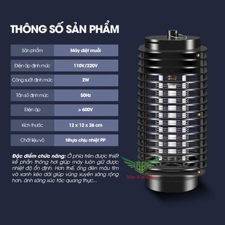 [BẮT HÀNG LOẠT] Đèn Bắt Muỗi Cao Cấp +  Đèn Bắt Côn Trùng Hiệu Quả + An Toàn Tiết Kiệm Điện + Công Suất 11W