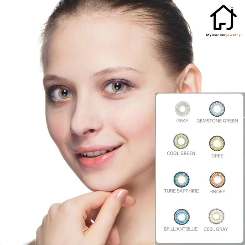 Kính áp tròng dòng Xiyou màu xanh dương cỡ lớn 14.20mm 0 độ